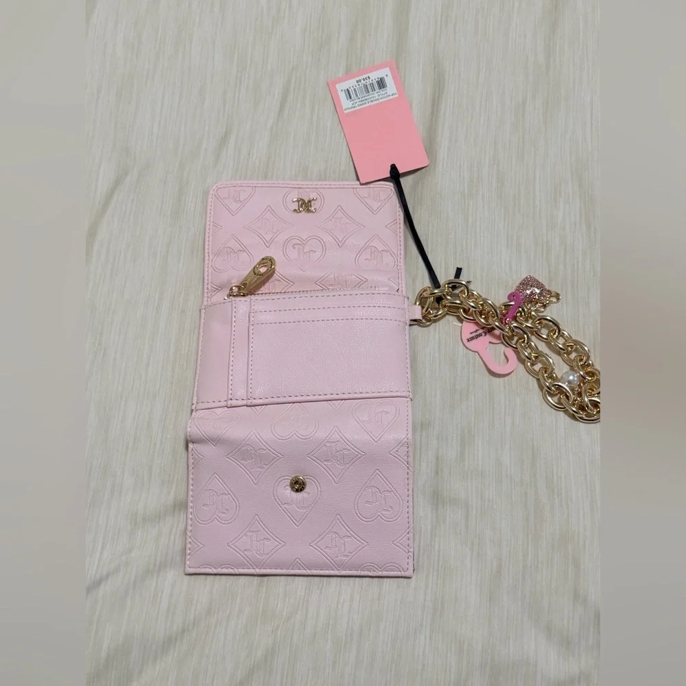 Juicy Couture Top Notch Double Sided Trifold Wallet - Picture 7 of 11